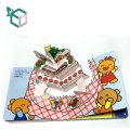 Custom 3d Full Color Cardboard Children English Story Books